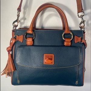 Dooney Medium Teal Pocket Satchel